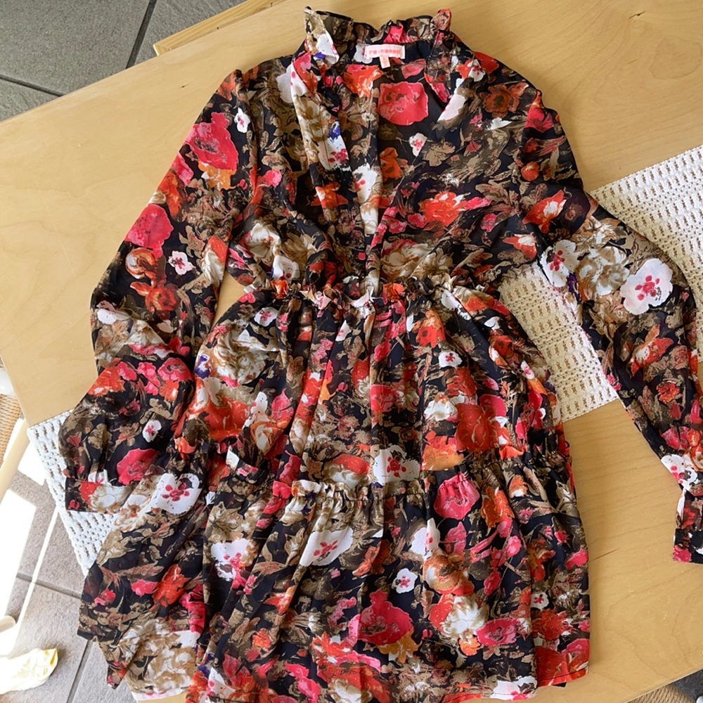 boho long sleeve dress